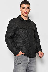 Куртка чоловiча демicезонна чорного кольору 177102P