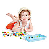 Розвиваючий набір Мозаїка з великими фішками в кейсі (48 шт) від Quercetti, фото 3