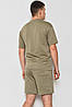 Спортивний костюм чоловічій літній оливкового кольору р.56-58 177146P, фото 3