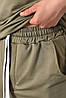 Спортивний костюм чоловічій літній оливкового кольору р.56-58 177146P, фото 4
