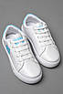 Кросівки дитячі білого кольору на шнурівці 178225T Безкоштовна доставка, фото 2