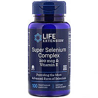 Суперкомплекс Селен, Super Selenium, Life Extension, 100 вегетаріанських капсул