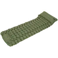 2E Tactical Надувной каремат с сист. накачка зеленый