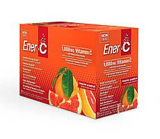 Вітамінний Напій для підвищення імунітету, Мандарин і Грейпфрут, Vitamin C, Ener-C, 30 пакетиків