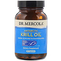 Жир антарктичного криля, Antarctic Krill Oil, Dr. Mercola, 60 капсул