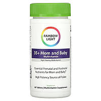 Мультивітаміни для мам 35+ і малюків, Multivitamin 35+ Mom and Baby, Rainbow Light, 60 таблеток