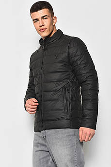 Куртка чоловiча демicезонна чорного кольору 176830M