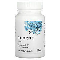 Вітамін B12, 1000 мкг, Метилкобаламін, Vitamin B12 Methylcobalamin, Thorne Research, 60 капсул