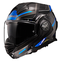 Мотошолом LS2 FF901 Advant X Spectrum Black Titanium Blue (XS)