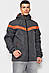 Куртка чоловiча демicезонна сірого кольору 177168M, фото 2