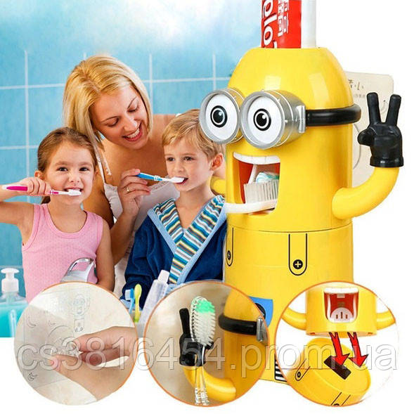 Дозатор зубной пасты Миньон с держателем FL-418 для щеток - фото 5 - id-p1853572500