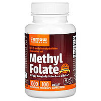 Метилфолат, 1000 мкг, Methyl Folate, Jarrow Formula, 100 вегетаріанських капсул