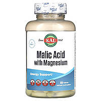 Яблучна кислота та магній, Malic Acid with Magnesium, KAL, 120 таблеток