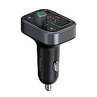 АЗП з FM-модулятором Baseus S-09 Lite Series Car FM Transmitter Cluster Black