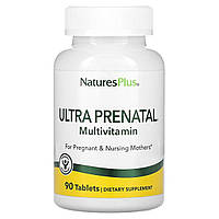 Мультивітаміни Ультрапренатальні, Ultra Prenatal Multivitamin, Natures Plus, 90 таблеток