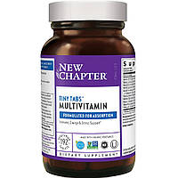 Повний органічний мультивітамінний комплекс, Multivitamin Tiny Tabs, New Chapter, 192 таблетки