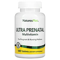 Мультивітаміни Ультрапренатальні, Ultra Prenatal Multivitamin, Natures Plus, 180 таблеток