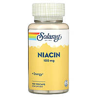 Ніацин, 100 мг, Solaray, 100 капсул