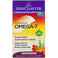 Омега-7, Supercritical Omega-7, New Chapter, 60 вегетаріанських капсул