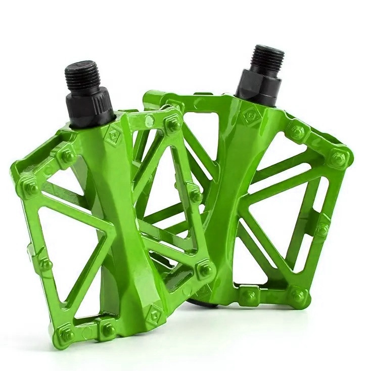 Педалі Avanti DN-313 алюміній, широкі, зелені (DN-313-green)