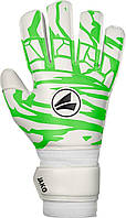 Перчатки вратарские Jako GK Animal Basic RC белый, зеленый Чол 10 (27 см)