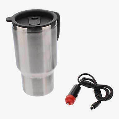 Термокухоль з підігрівом electric mug stainless steel