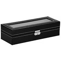 Скринька (органайзер) для зберігання годинників Springos 31.5 x 11 x 8 см HA1053, фото 3