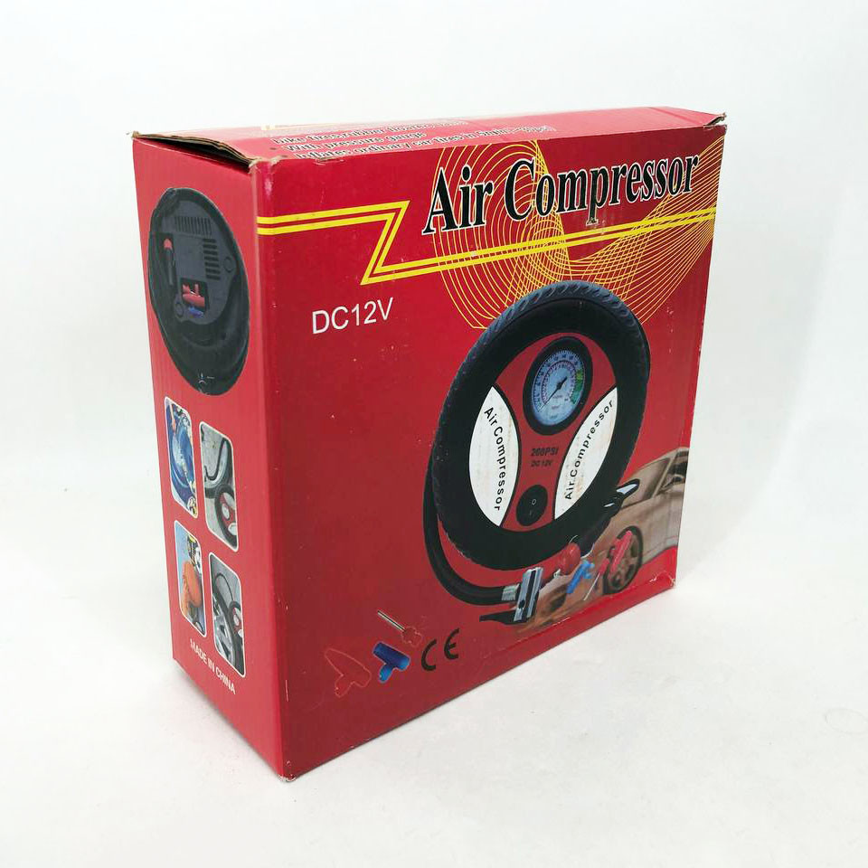 BTI Автомобильный компрессор для быстрой подкачки колес Air Compressor DC12V, автомобильный компрессор - фото 6 - id-p2181350361