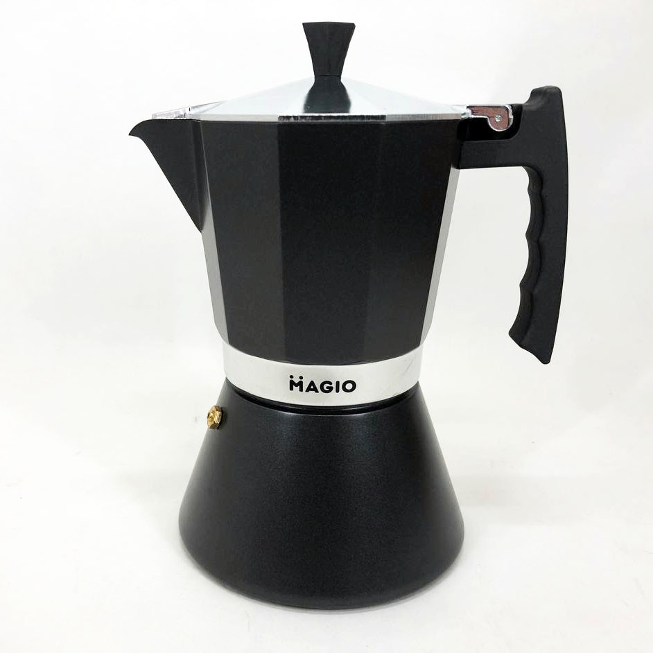 BTI Гейзерная кофеварка Magio MG-1006, кофеварка для индукционной плиты, гейзер для кофе - фото 9 - id-p2181351207