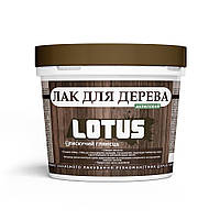 Лак акриловый для дерева Блестящий глянец Lotus прозрачный 0.5л DD, код: 7443739