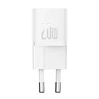 Сітчастий зарядний пристрій Baseus GaN5 Fast Charger(mini) 1C 20W EU White