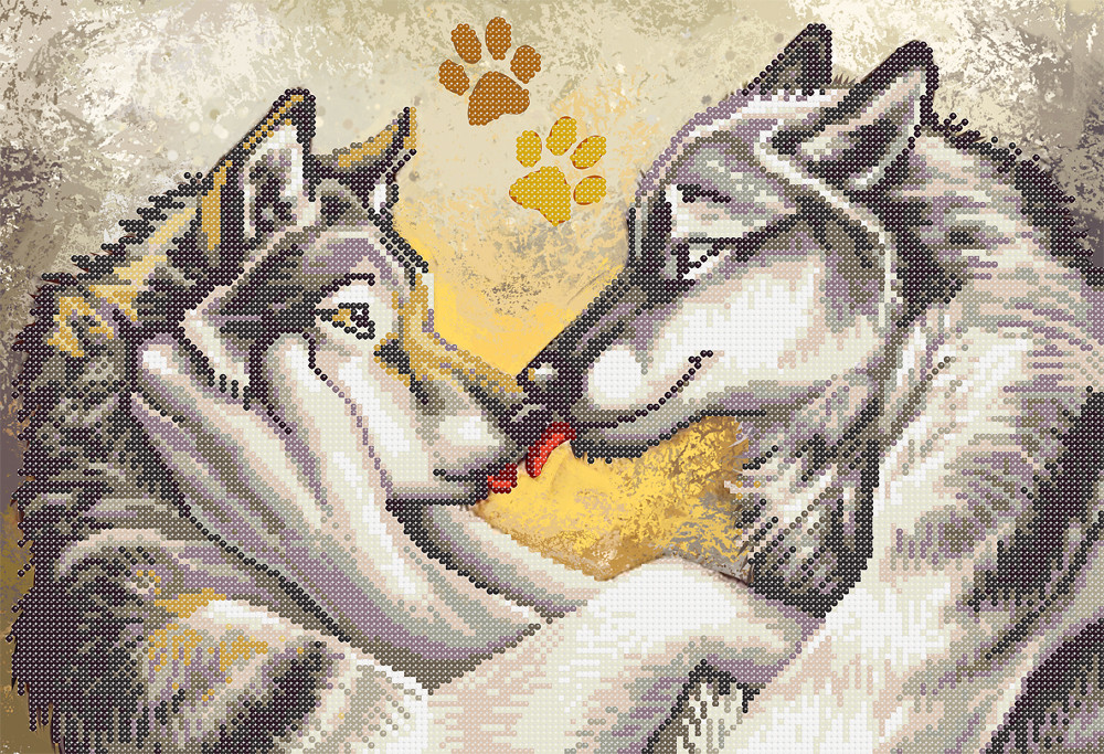 Схема для бісеру "Люблю тебе", фото 1