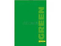 Блокнот А5 36арк. на скоб клітинка, ВА5936К зелений ТМ ОФОРТ "Gr"