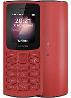 Мобильный телефон Nokia 105 Dual SIM TA-1557 Red (6890063) UL, код: 8397202