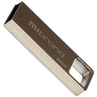 USB флеш наель Mibrand 64GB Shark Silver USB 2.0 (MI2.0/SH64U4S) h