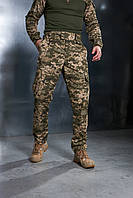 Штани тактичні чоловічі ріп стоп піксель літні водовідштовхувальні зручні військові армійські на липучці