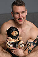 Іграшка плюшевий ведмідь HOODED Teddy Bear Plush, 23x16x12см Бежевий (SO9815)