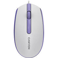 Мышка Canyon M-10 USB White Lavender (CNE-CMS10WL) m