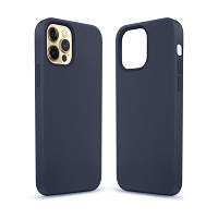 Чехол для мобильного телефона MakeFuture Apple iPhone 12 Pro Max Premium Silicone Deep Navy (MCLP-AI12PMDN) m