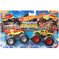 Набор Hot Wheels Monster Trucks 2 автомобиля Oscar Mayer VS All Fried Up FYJ64-40