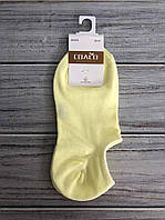 Носки следы женские ультракороткие цветные 36-41 Coalo 670 желтый