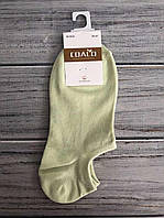 Носки следы женские ультракороткие цветные 36-41 Coalo 670 салатовый