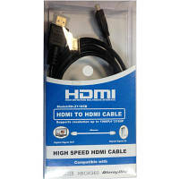 Кабель мультимедийный HDMI A to HDMI D (micro), 1.0m Atcom (15267) c