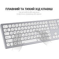 Клавиатура OfficePro SK1550 Wireless White (SK1550W) c