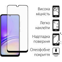 Стекло защитное Dengos Samsung Galaxy A05s (black) (TGFG-331) c