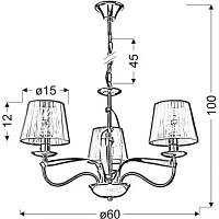 Люстра Candellux DIVA (33-55057) c