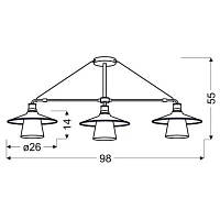 Люстра Candellux LOFT (33-43115) c