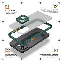 Чехол для мобильного телефона Armorstandart Frosted Matte Realme C51/C53 Dark Green (ARM72389) c