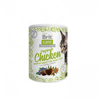 Лакомство для котов Brit Care Cat Snack Superfruits Chicken 100 г (8595602521432) c