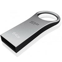 USB флеш наель Silicon Power 64GB Firma F80 Silver USB 2.0 (SP064GBUF2F80V1S) c